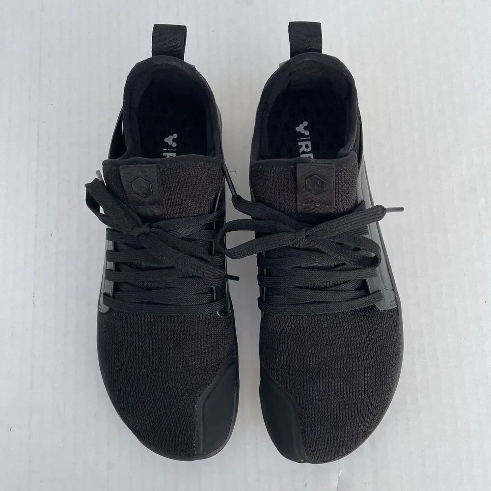 Vivobarefoot Womens Kasana Knit & Leather Black Minimalist Barefoot Shoes 8 EU39 - Picture 6 of 13